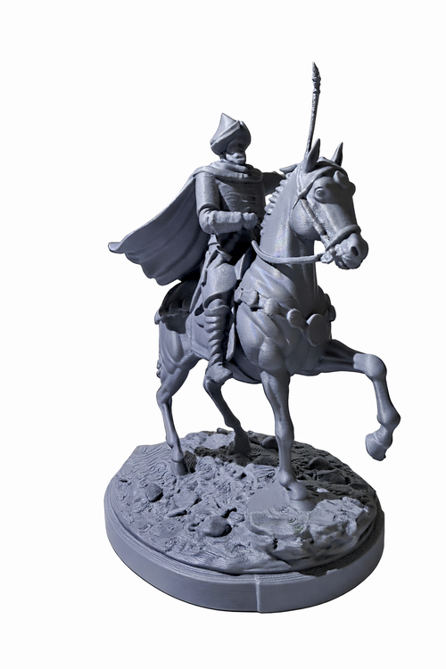 Fatih Sultan Mehmet II Reiterfigur - 3D Druck Miniatur