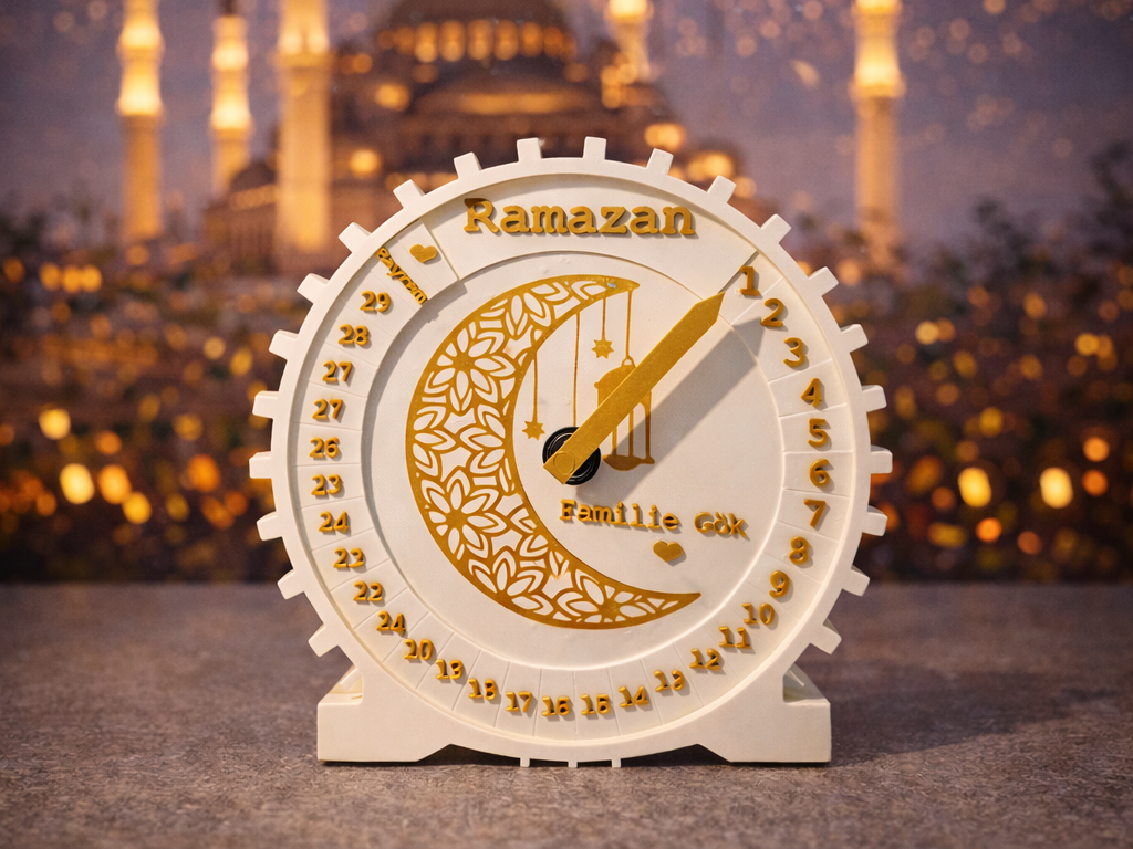 Ramadan Kalender mit Zeiger - Personalisierbar