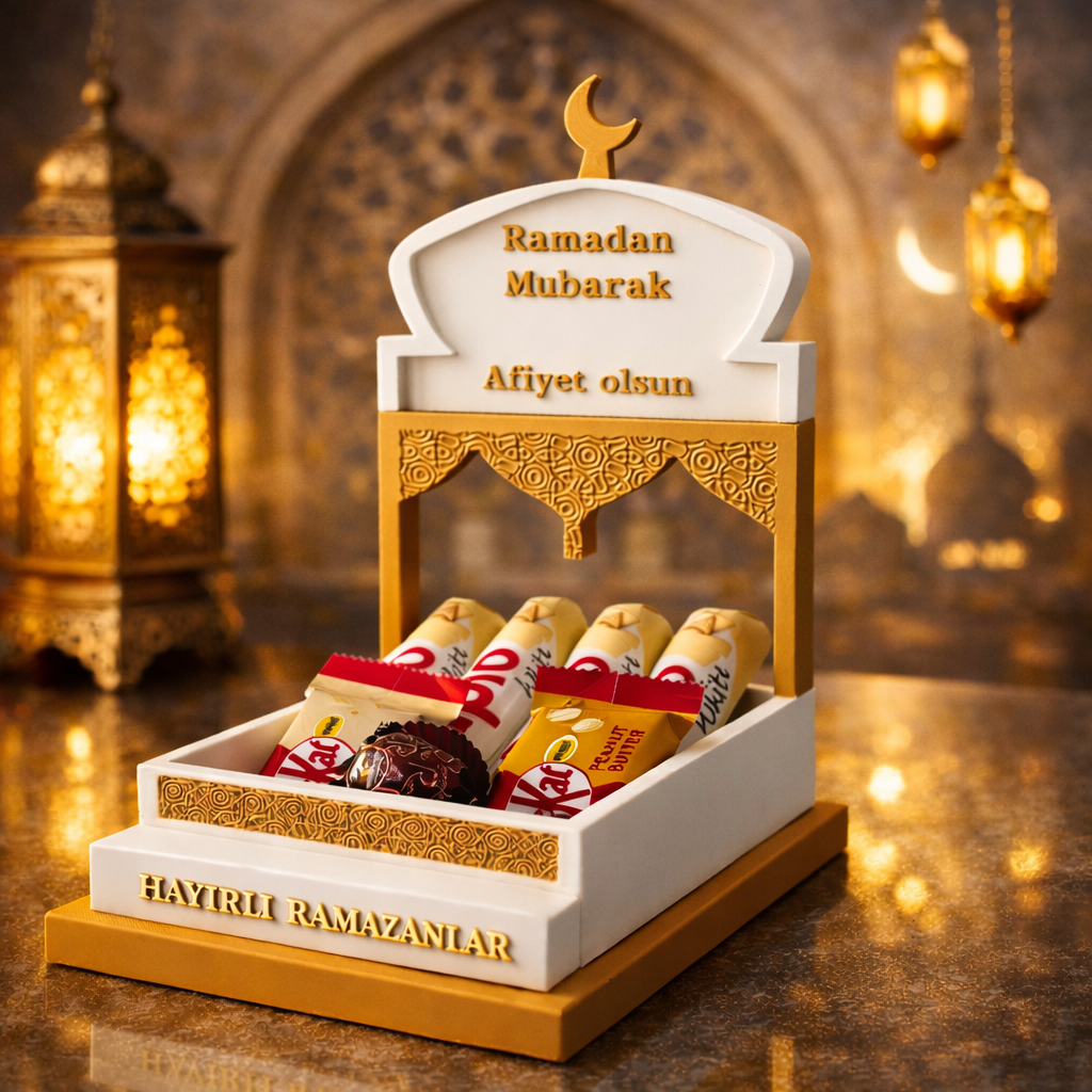 Dekorative Ramadan-Ablage